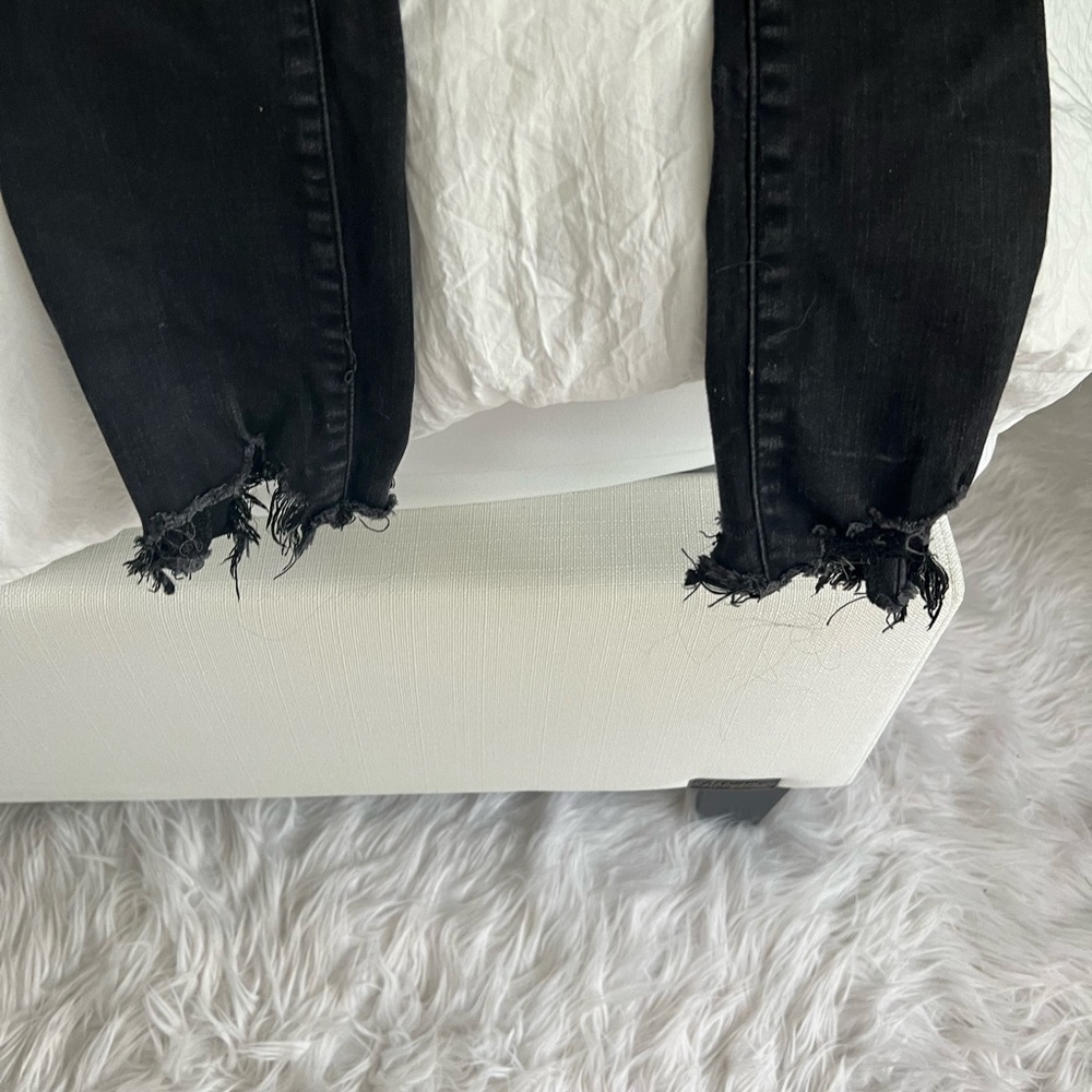 Abercrombie high rise skinny black jeans